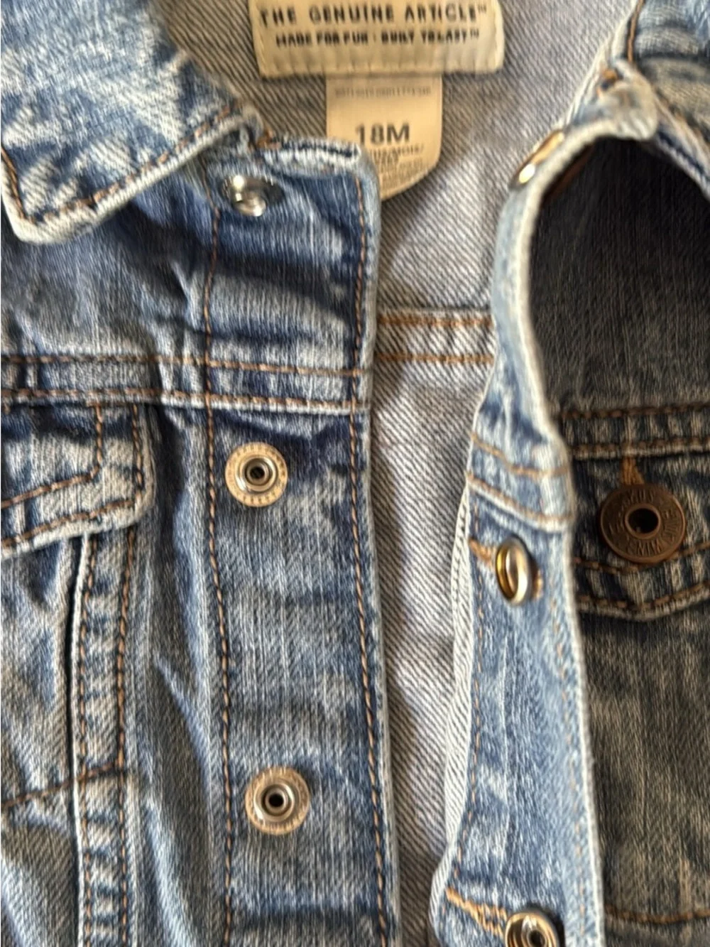 OshKosh B'gosh Light Wash Denim Jacket for Kids